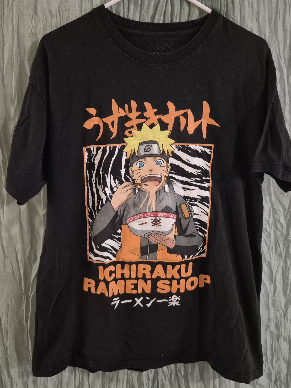 Black Naruto Ichiraku Ramen Shop Graphic Tee